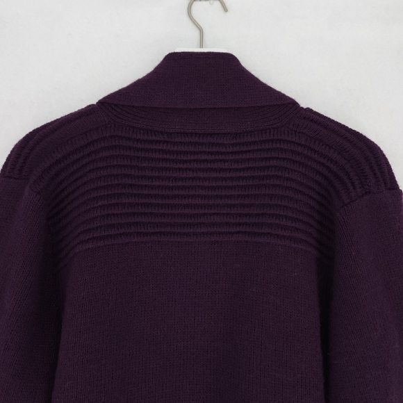 Arte Meche Alpaca Fina Shawl Collar Open Front Cardigan - Picture 3 of 7